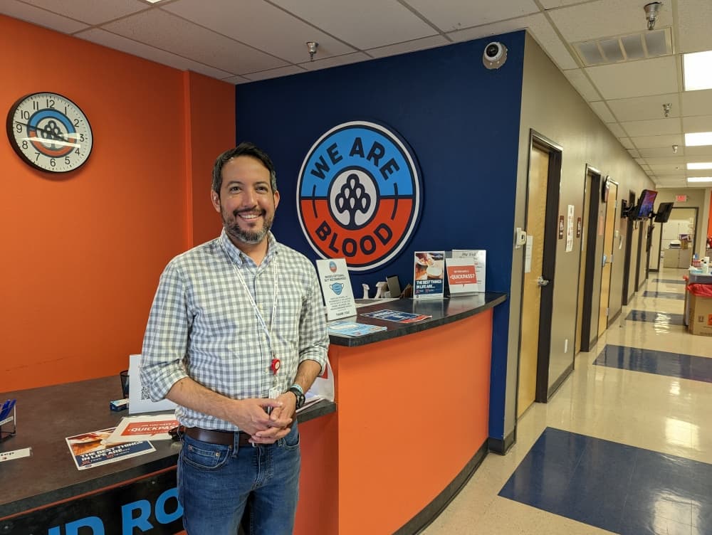 Nick Canedo is the vice president of community outreach at We Are Blood.