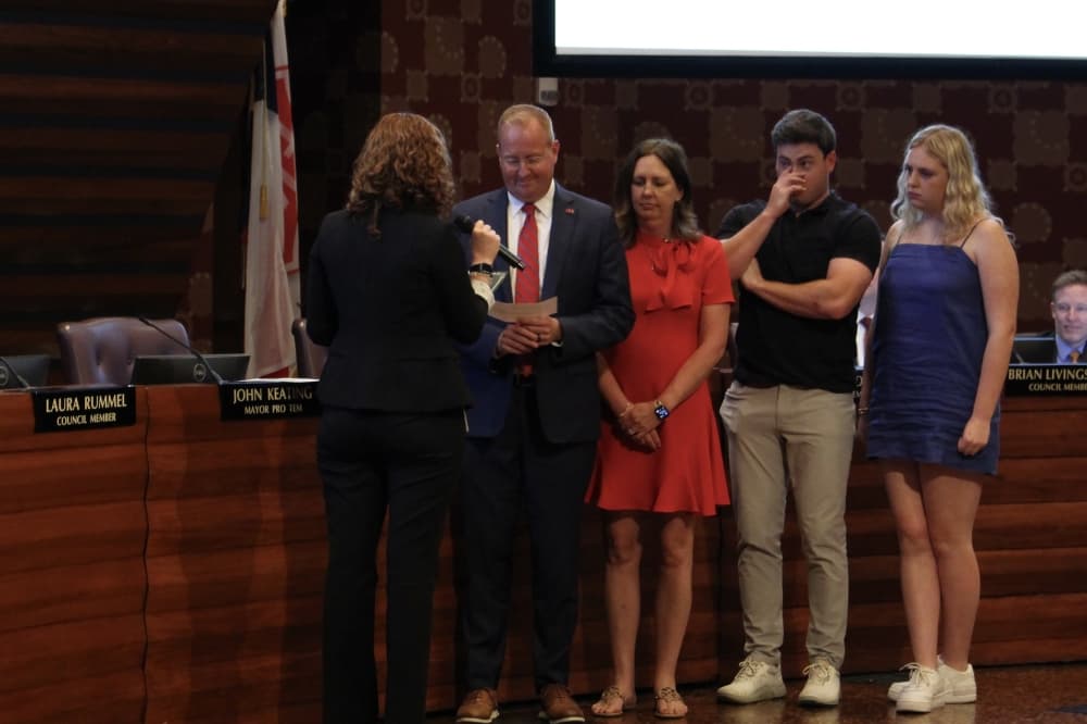 Frisco mayor, council members sworn in following successful May re-elections