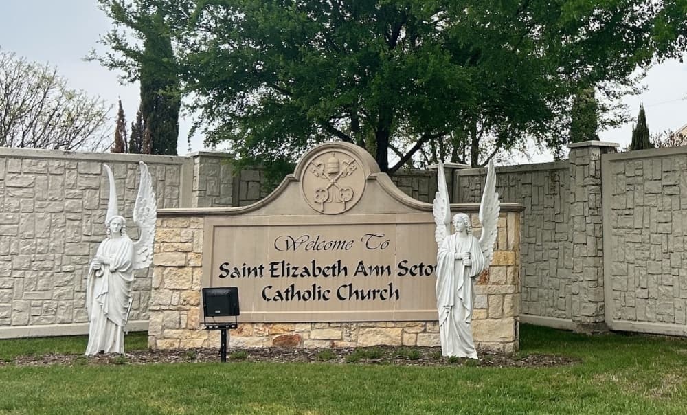 the outside of a school
