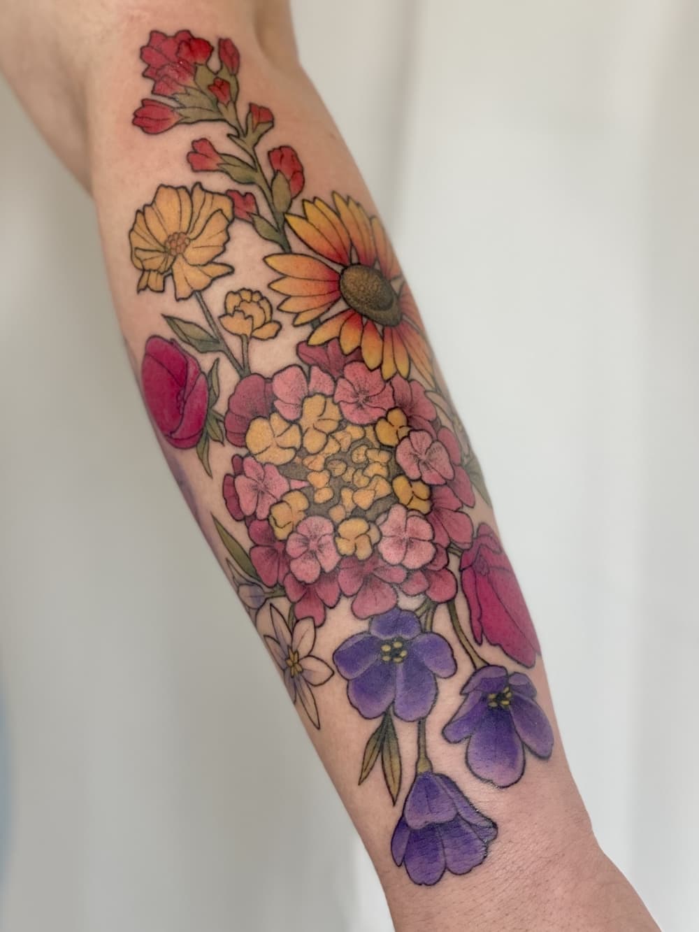 Braeden Cordova specializes in both black and white and color tattoos. (Courtesy Braeden Cordova)