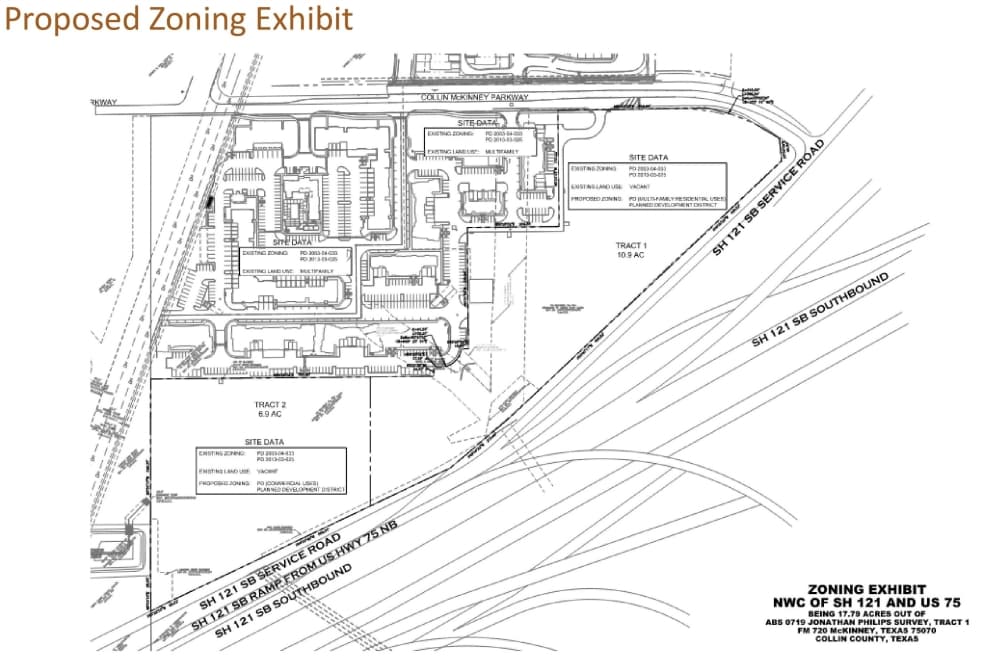 engineering map of the project site