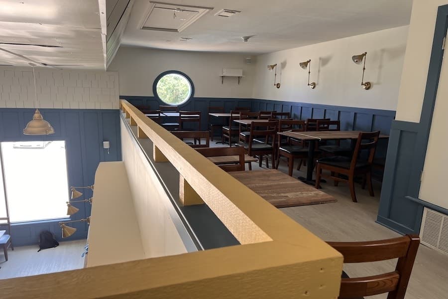 indoor dining area
