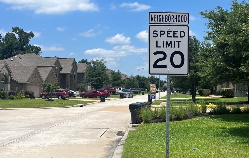 Montgomery County Precinct 3 proposes 20-mph speed limit on The Woodlands residential roads