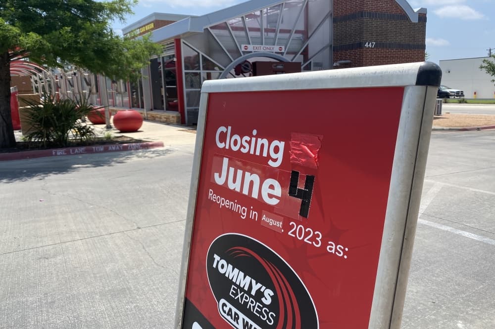 Big Red Express Car Wash in Hutto closes, will return as Tommy's Express Car Wash