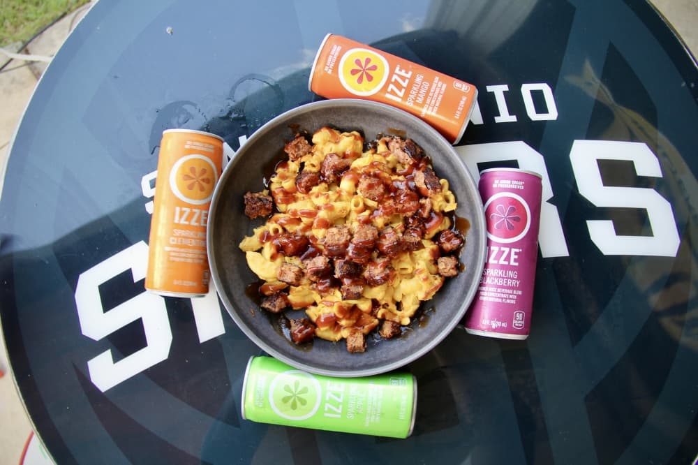  The BBQ Burger Mac ($11.99) is Beyond Meat and macaroni and vegan cheese. (Courtesy Go Vegan San Antonio)