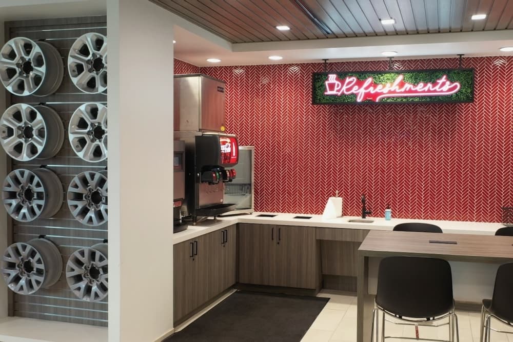 'Revamped' Mike Calvert Toyota dealership features enhanced customer amenities