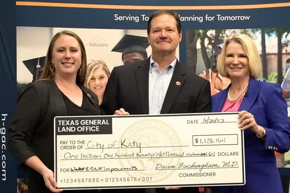 Katy accepts $1.13M from Texas GLO for disaster mitigation project