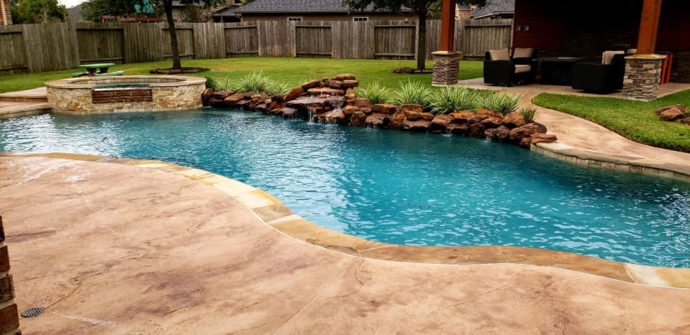 Fox Family Pools specializes in building custom swimming pools tailored to each client's backyard. (Courtesy Fox Family Pools) 