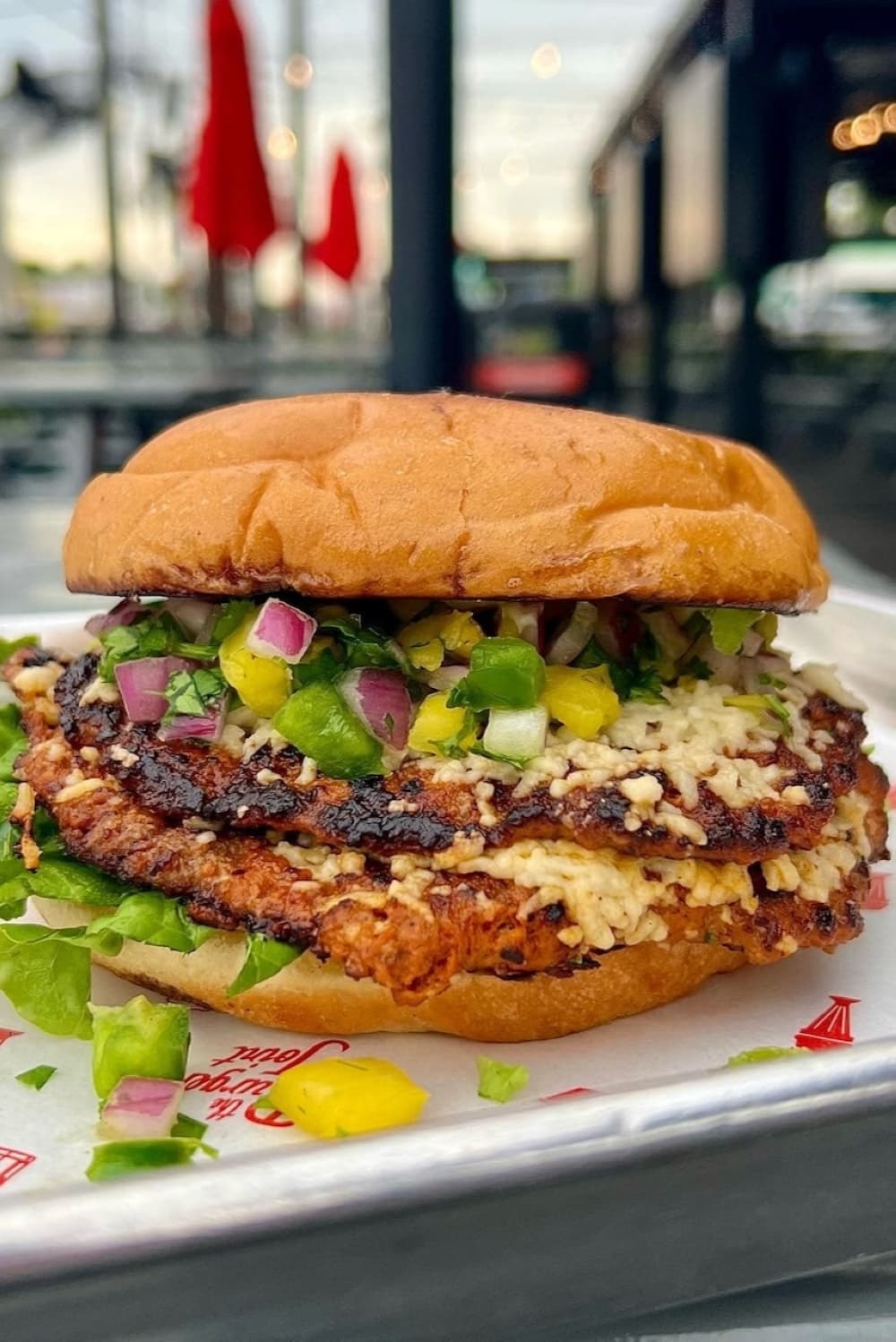 This is a photo of a hamburger.