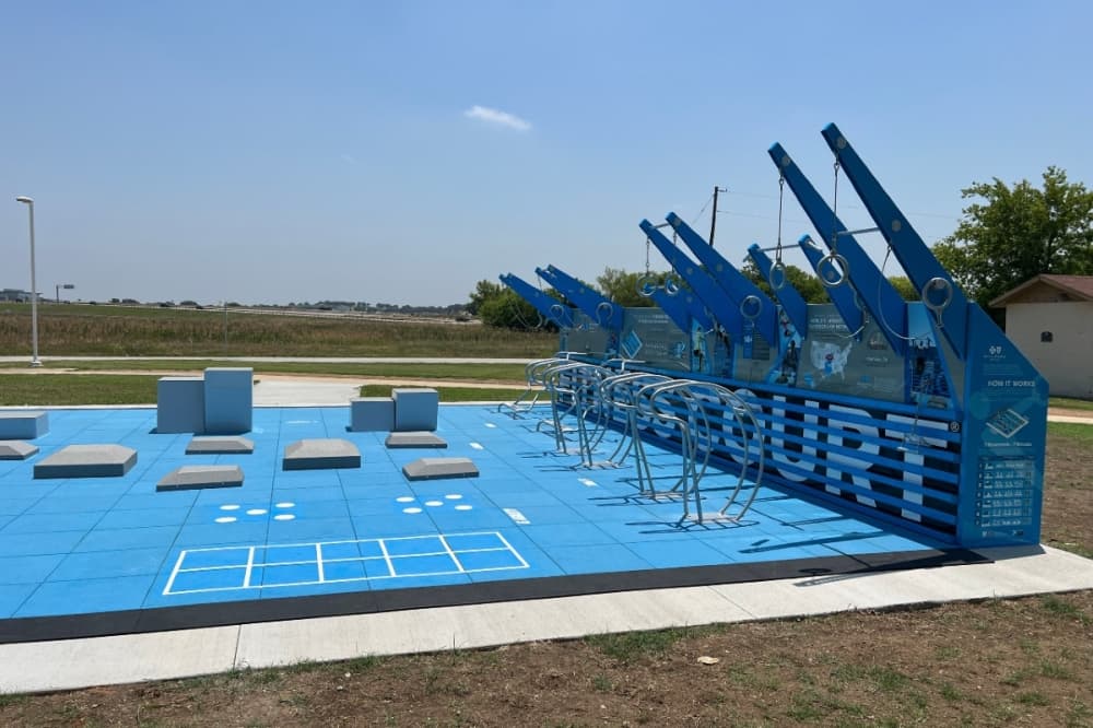 Roanoke fitness court completed just in time for summer