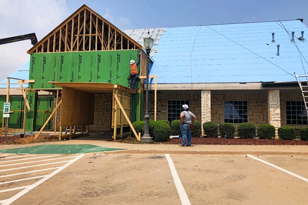 First Financial Bank of Trophy Club remodeling, expanding location