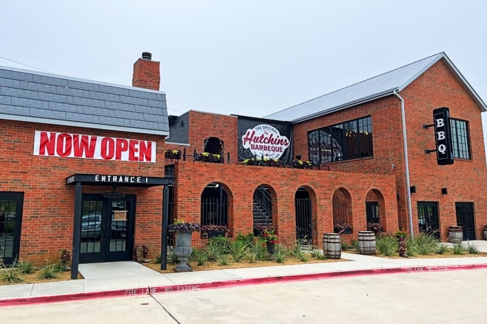The Original Roy Hutchins Barbeque Factory serving smoked meats in Trophy Club