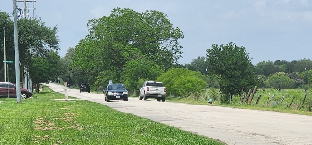 One of Allen's priorities is to fix roads, with Town Creek Roads set for upgrades in the future. (Jarrett Whitener/Community Impact)