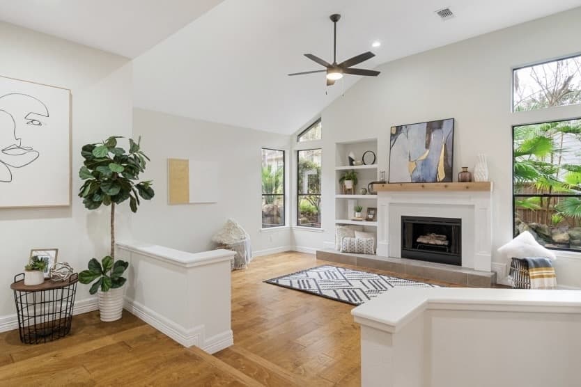 This home was remodeled by the Annie B. Group in The Woodlands. (Courtesy Annie B. Group)