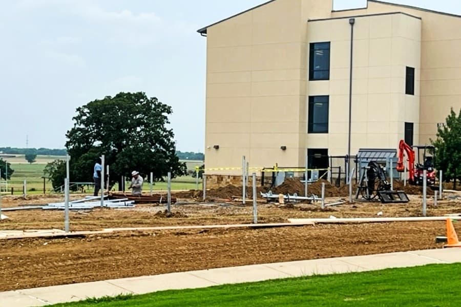 Installation of new modular classrooms begins at Westlake Academy