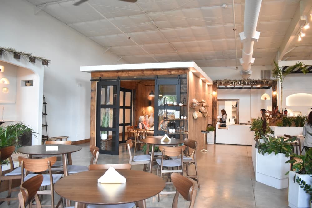 The interior of Manna Bread From Heaven
