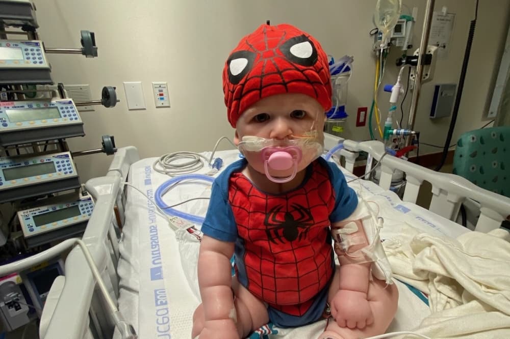 11-month-old receives first pediatric partial heart transplant in Texas