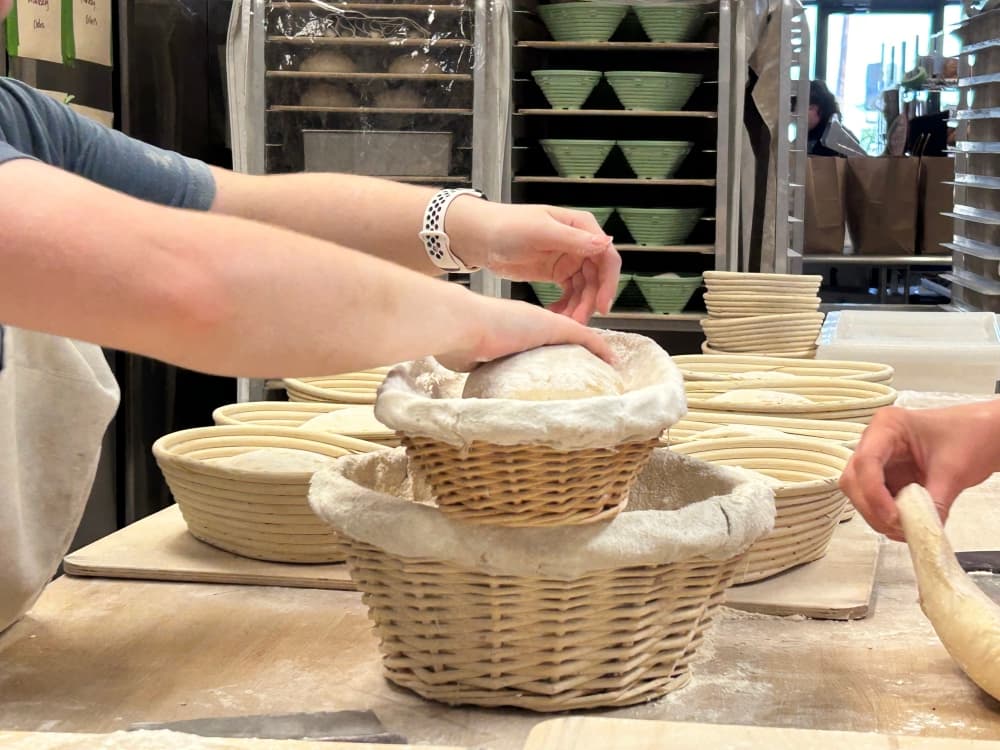 The San Francisco-style sourdough is made fresh daily. (Brooke Sjoberg/Community Impact)