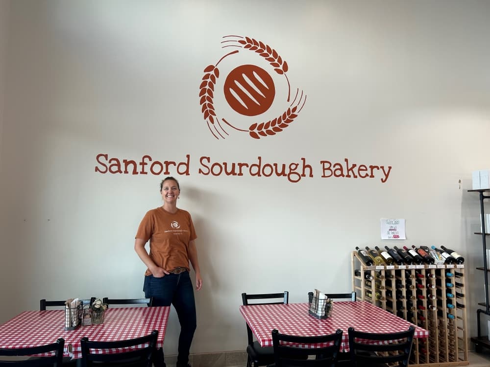 Meriann Sanford opened her bakery in January 2020. (Brooke Sjoberg/Community Impact)