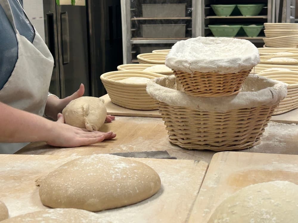 The San Francisco-style sourdough is made fresh daily. (Brooke Sjoberg/Community Impact)