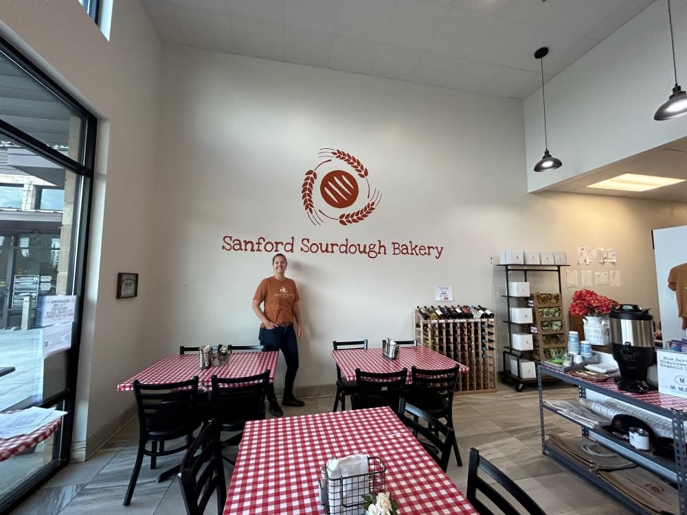 Meriann Sanford opened her bakery in January 2020. (Brooke Sjoberg/Community Impact)