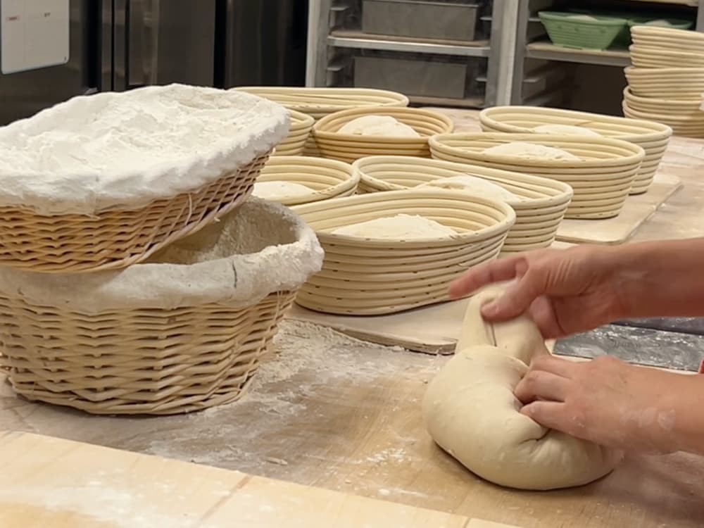 The San Francisco-style sourdough is made fresh daily. (Brooke Sjoberg/Community Impact)