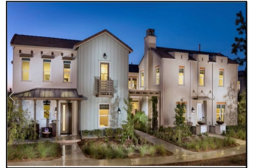 Exterior of a townhome style unit