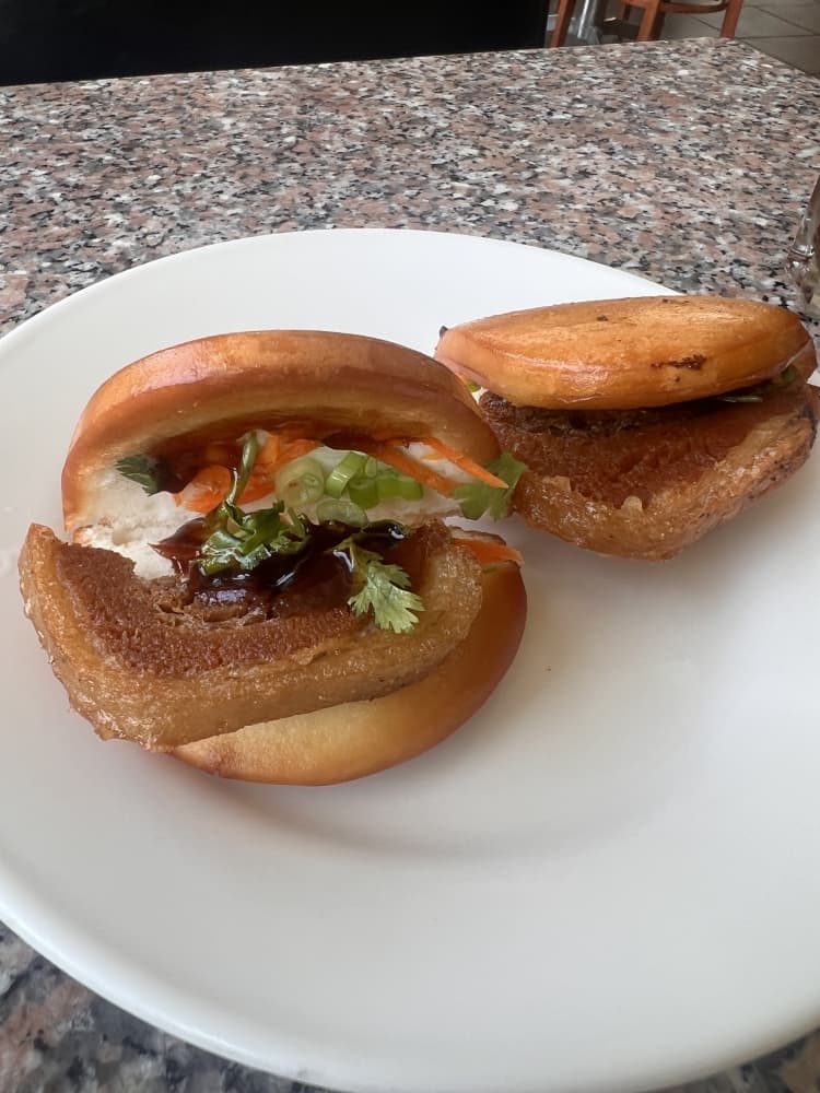 grilled pork and egg roll