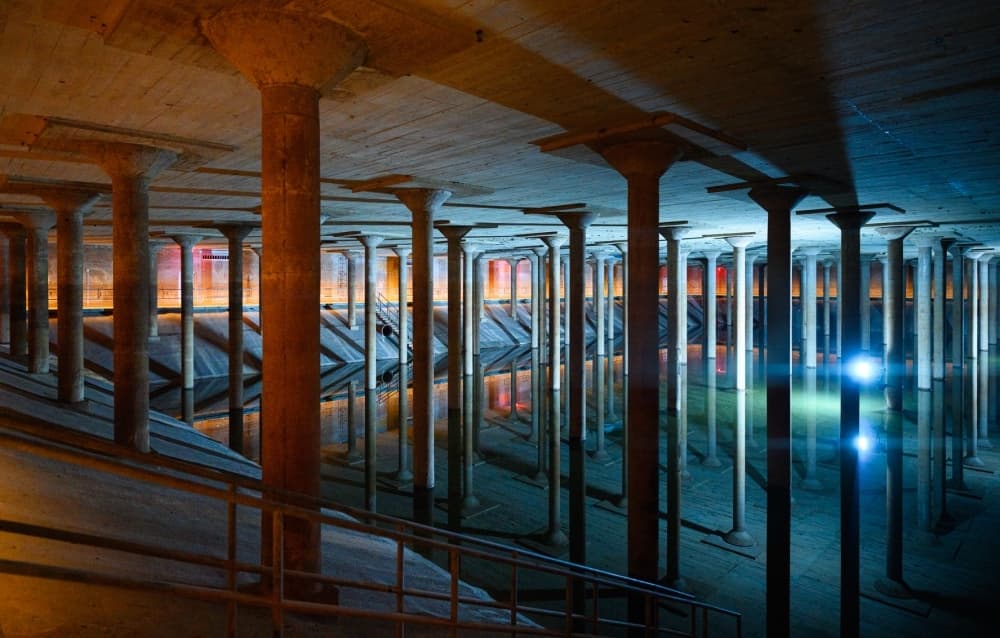underneath the bridge