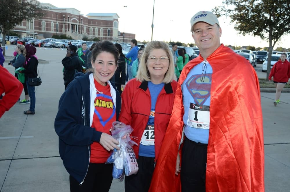 Henry attends the inaugural Superintendent's Fun Run in 2014. (Courtesy Cy-Fair ISD)