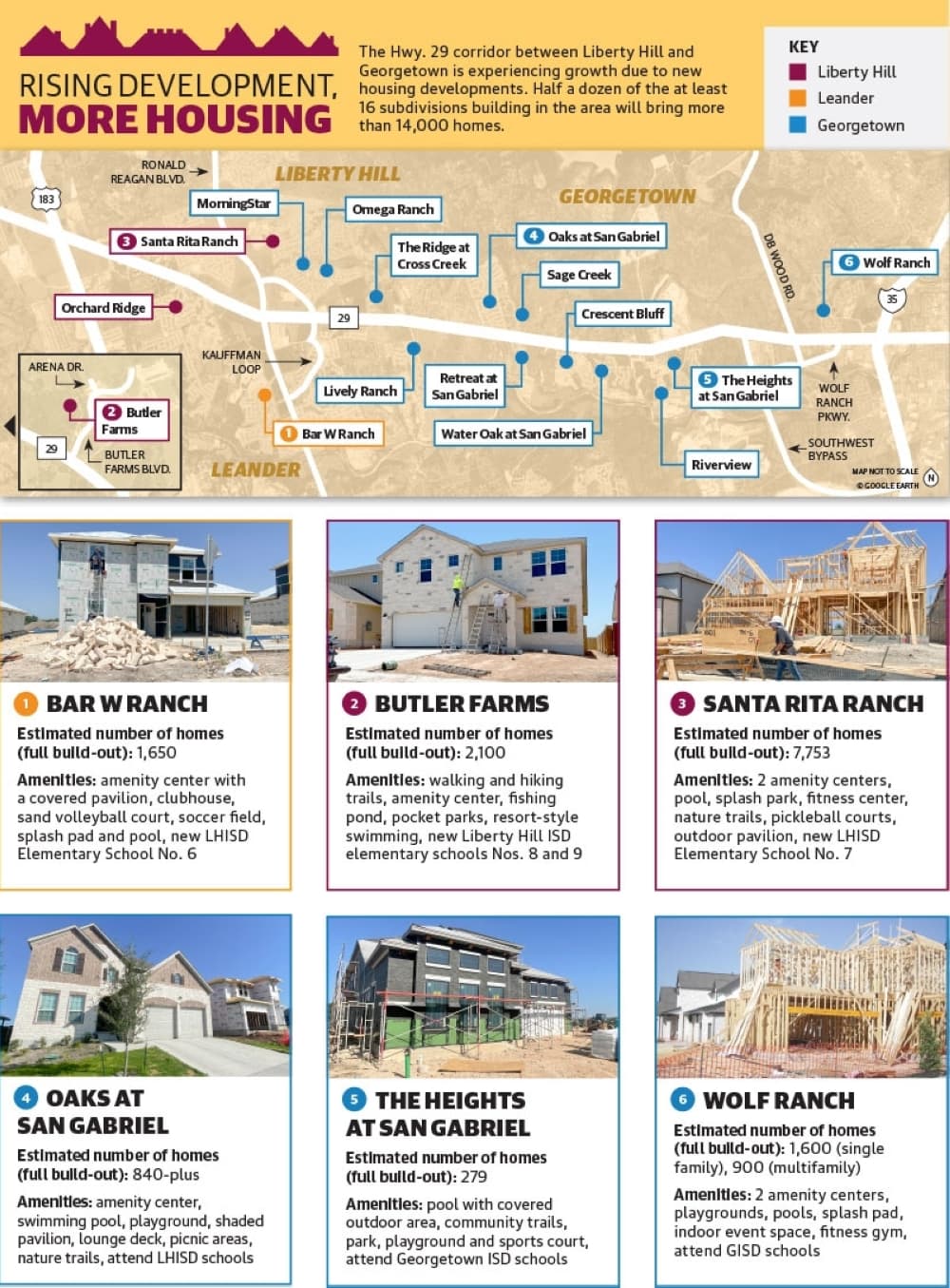Graphic of neighborhood growth for Hwy. 29 story