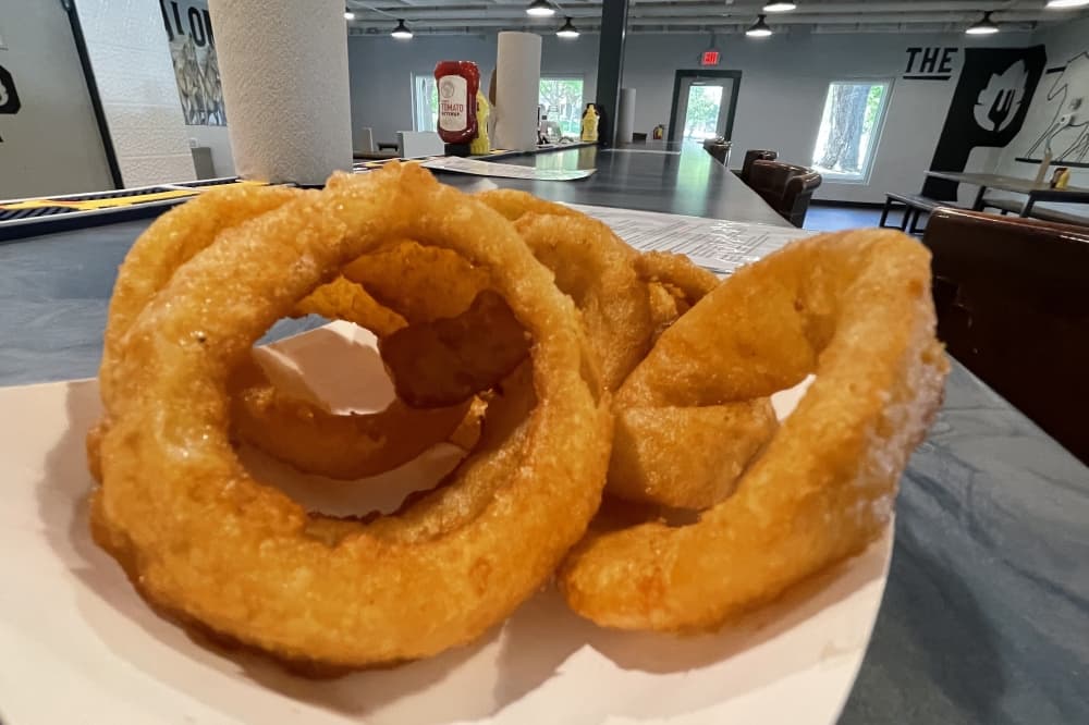 Onion rings at The Palomino 