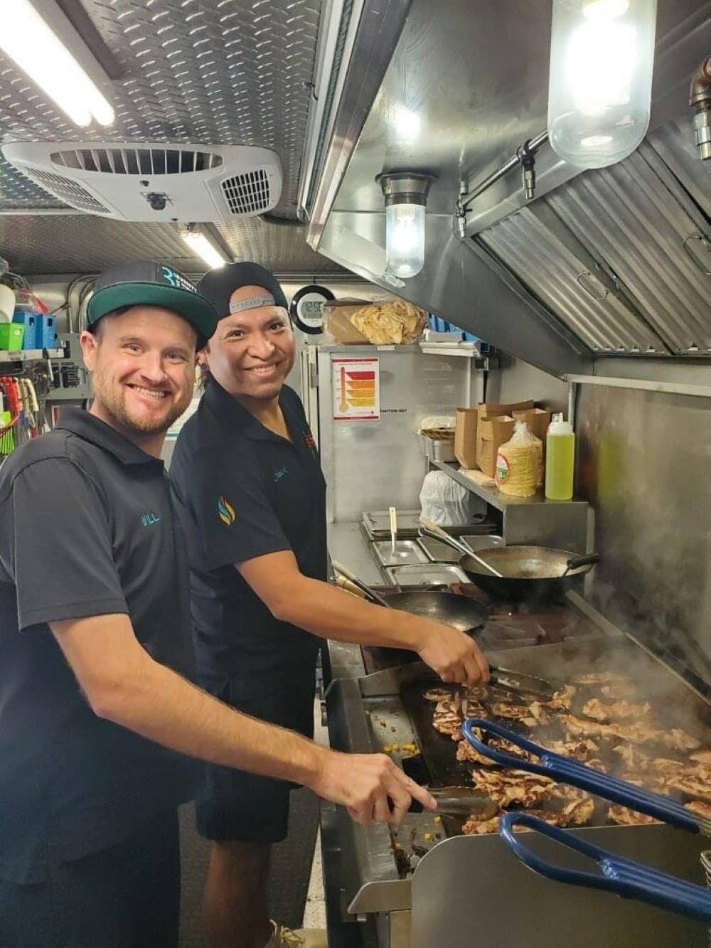 From the left, Will Tennison and Chuck Abeyta own and run 375° Social Kitchen. (Courtesy 375° Social Kitchen)