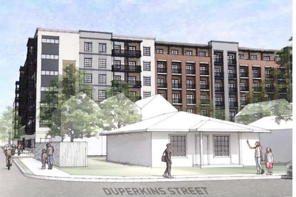 Rendering of the Cotton Mill multifamily