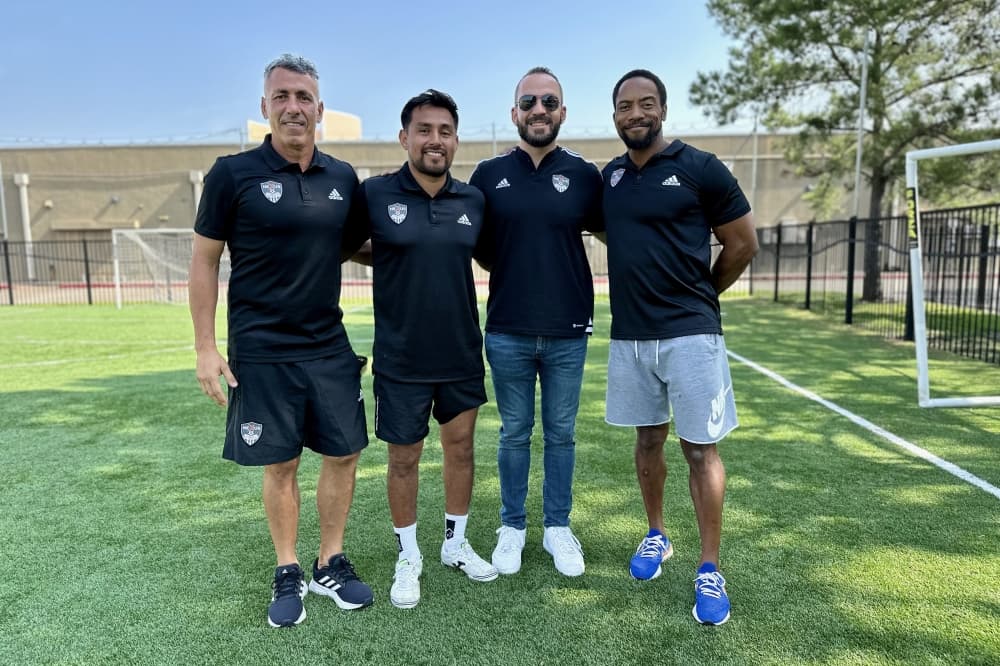Co-founders Ibrahim Firat and Henry Costas met at Houston Dynamo Academy and decided to found a one-of-a-kind soccer academy for young aspiring soccer players. (Courtesy of Nexus Futbol Academy)
