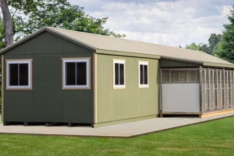 This is a rendering of a dog pound facility.
