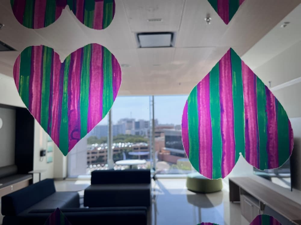 Each of the hospital's 12 floors offers a family lounge. (Tricia Schwennesen/Community Impact)