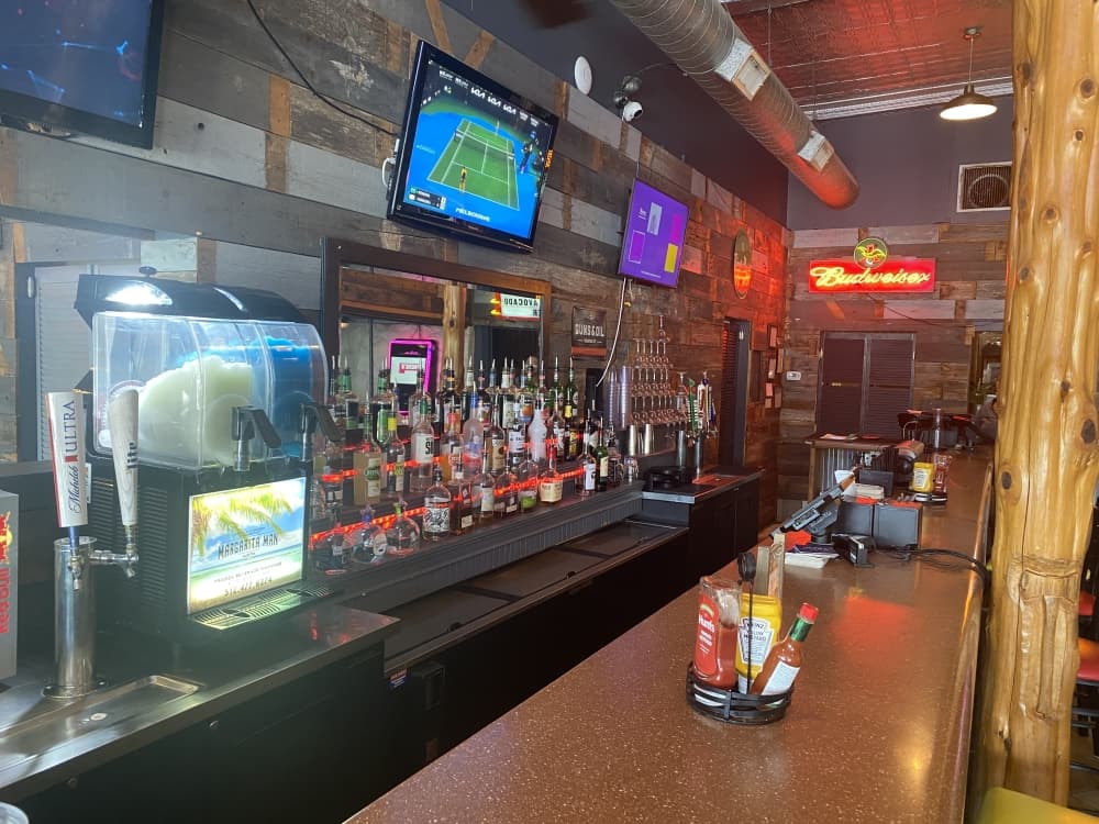Bar with TVs