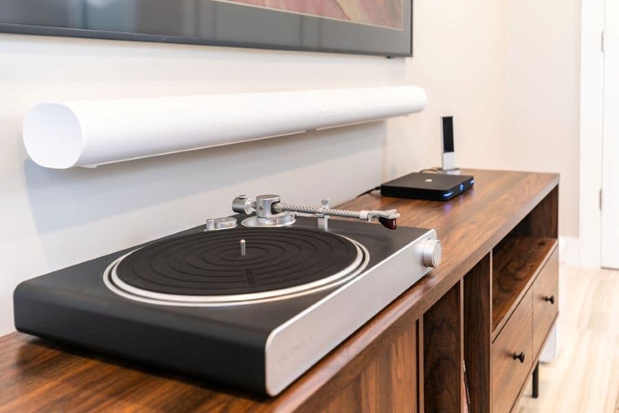 Automated services are available for record players and other home devices. (Courtesy Mero Concepts)