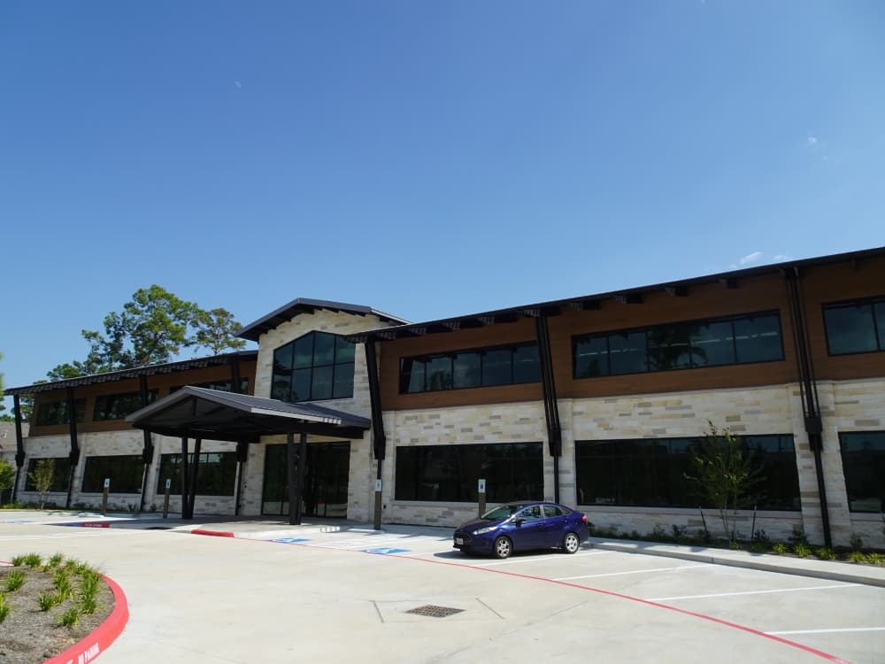 The exterior of a medical building