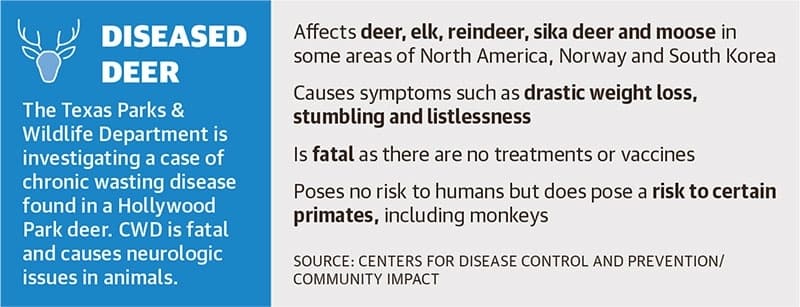 Chronic wasting disease explained. (Edmond Ortiz/Community Impact)