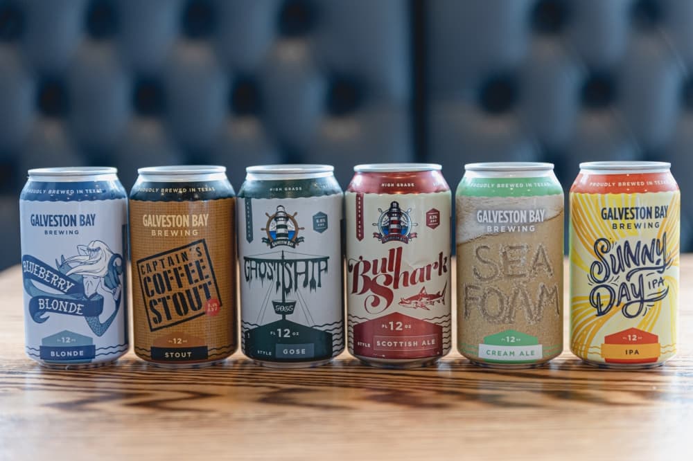 Galveston Bay Brewing sells original beers in grocery stores across the Bay Area. (Courtesy Galveston Bay Brewing)