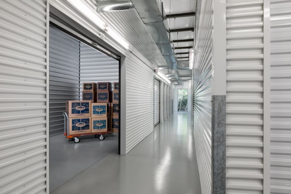 Interior of Amazing Spaces storage unit