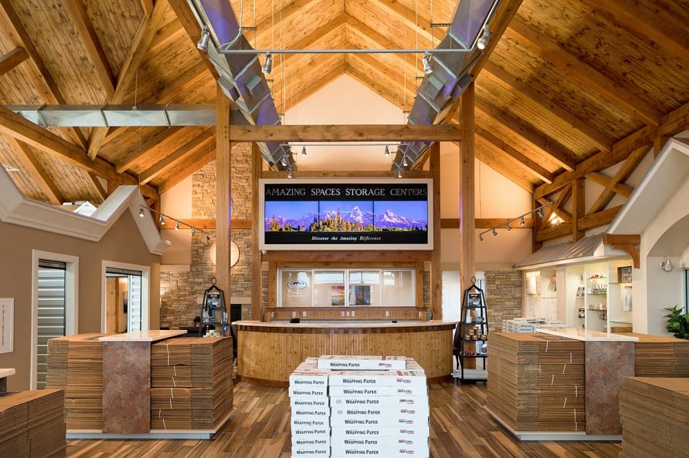 Interior of Amazing Spaces building