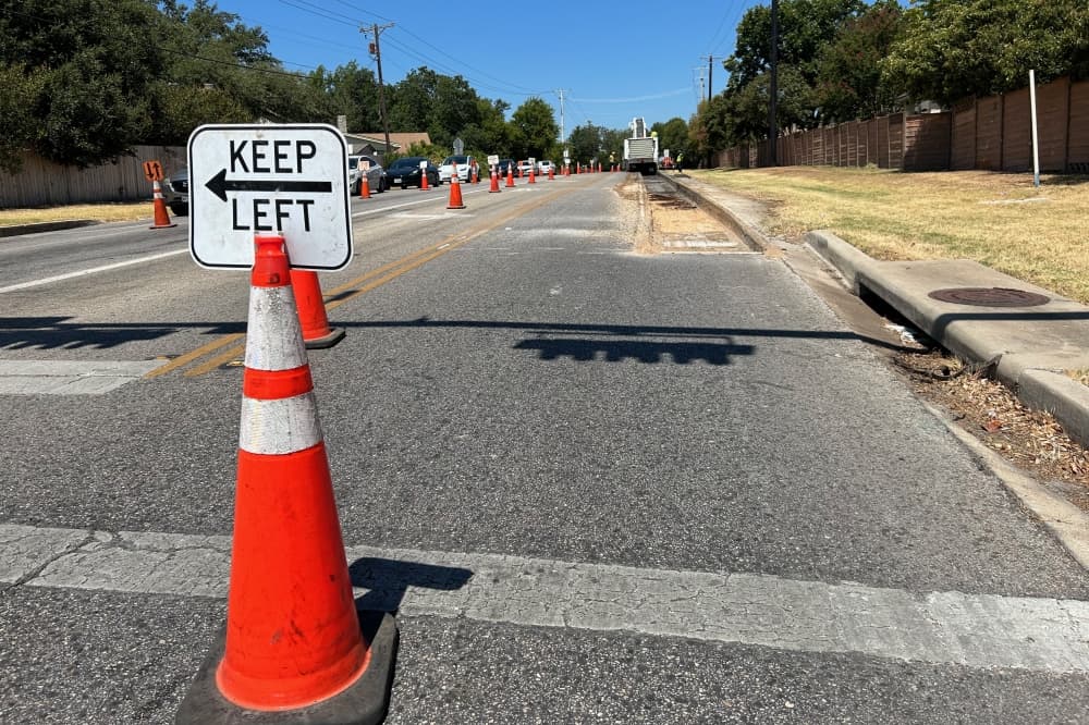 Lane closures for Sam Bass Road maintenance persist through late August
