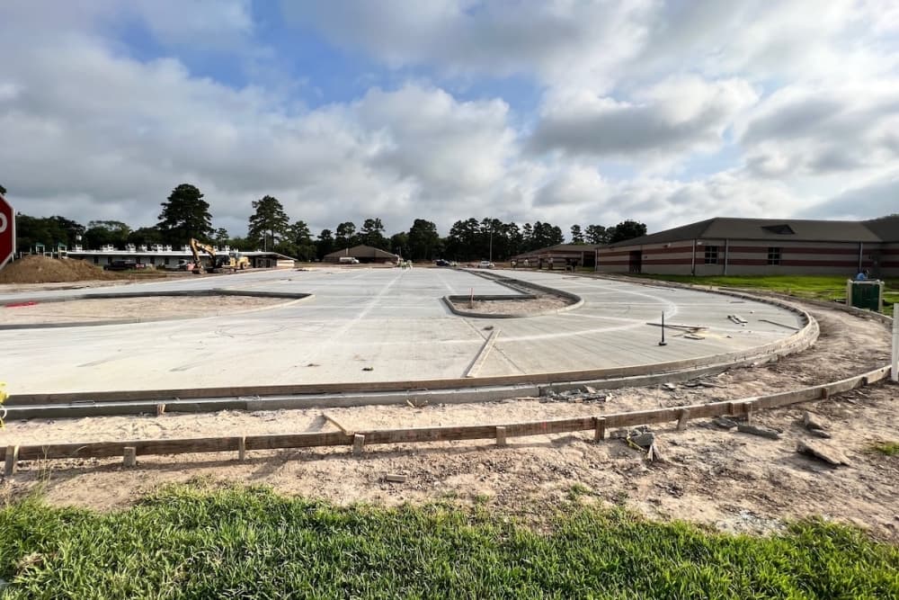 parking lot concrete