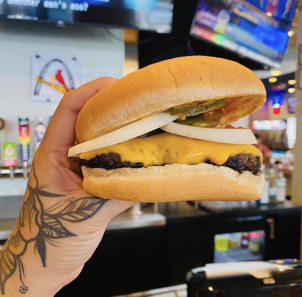 The Fast Freddie burger is a half-pound seasoned and charbroiled beef patty ($3.99).