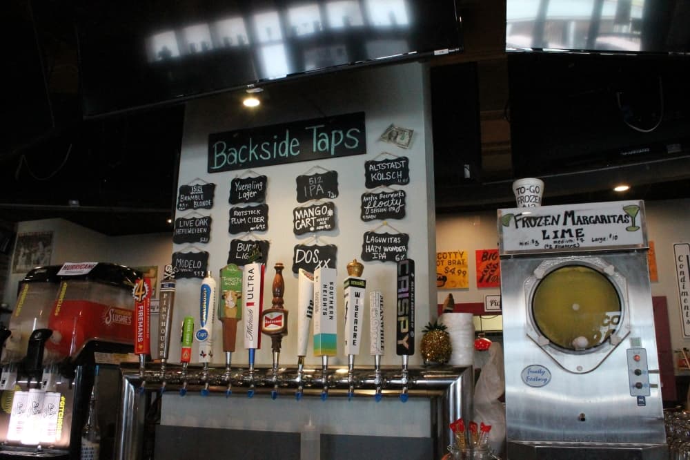The Bon Aire beer taps