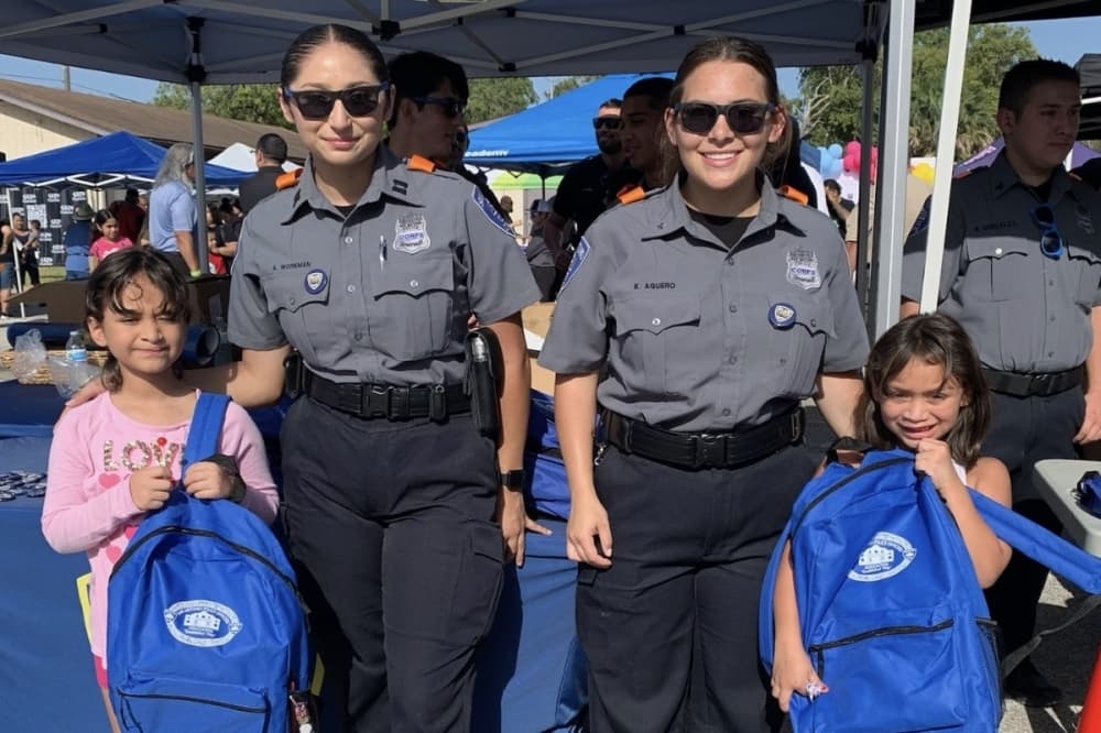 San Antonio police union group collects back-to-school supplies