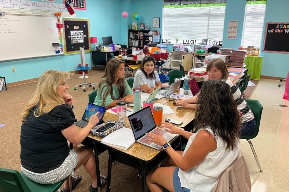 Teachers dive into the ‘Shark Tank’ at Keller’s Eagle Ridge Elementary